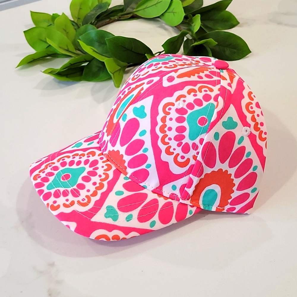Viv and Lou Pink Cute Floral Hat - Picture 2 of 4